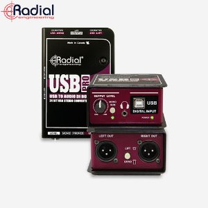 RADIAL USB Pro | 레디알 스테레오 액티브 D.I for USB 다이렉트 박스