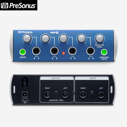 Presonus HP4 | 프리소너스 4채널 헤드폰 앰프