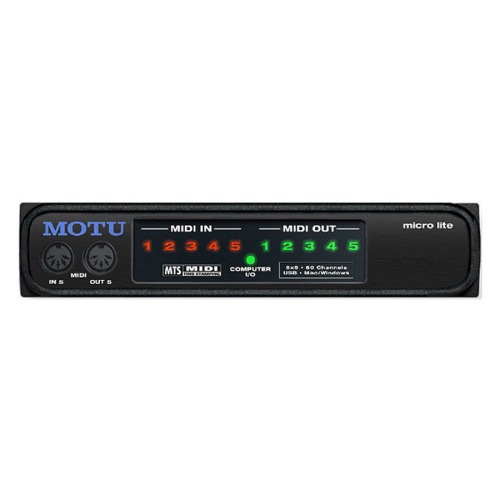 MOTU Micro Lite / 모투 마이크로 라이트 5출력 5입력 Bus Powered USB 미디 인터페이스 / 정품 / 인터페이스