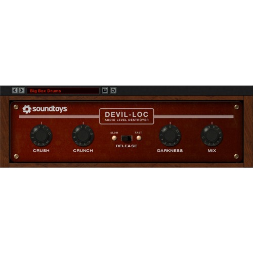Soundtoys Devil-Loc Deluxe / 클래식 Shure Level-Loc 마이크 리미터를 기반으로 만들어진 이펙트 플러그인 / 정품