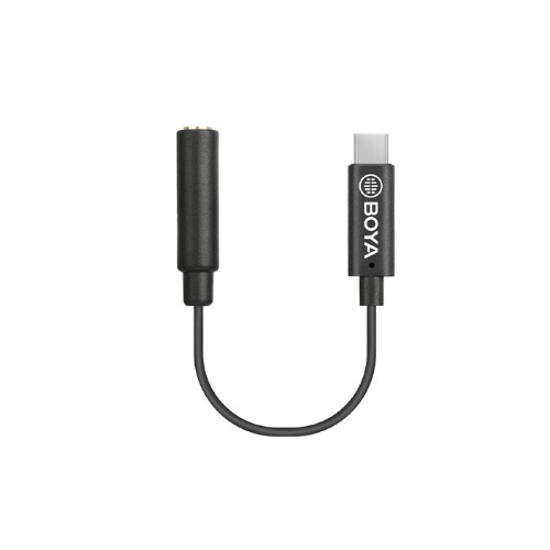 BOYA BY-K4 / 3.5mm TRS (Female) to USB Type-C (Male) Audio Adapter / 보야마이크 악세사리 / 정품 / 대리점