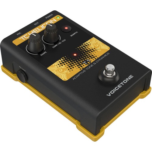 TC Helicon VoiceTone T1 보컬 이펙터 / Stompbox for Vocal Tonal Shaping on Stage / 정품