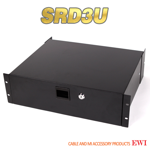 EWI SRD-3U / SRD3U / 2중 시건 장치 슬라이딩방식의 랙서랍 / 3U / EWI정품 / 대리