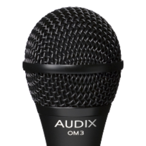 AUDIX OM3 오딕스 다이나믹 보컬 마이크 | 부밍과 핸들링 노이즈에 강한 프로 보컬용