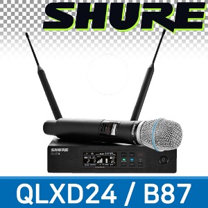 SHURE QLXD24/BETA87 슈어 무선 송수신기 세트 QLXD24/B87 (재고 보유 당일 배송)