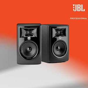 JBL LSR305 PK 스피커 1조 2통(파워드 5인치 스튜디오 모니터, 홈레코딩, 컴팩트)
